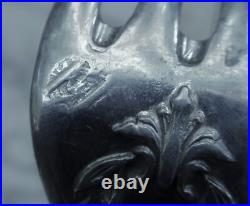 12 couverts argent massif minerve au 3ème étrange poinçon, noblesse 858 g