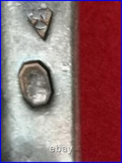 12 couverts uniplat cuillères fourchettes Argent massif Poincon Vieillard 859 gr