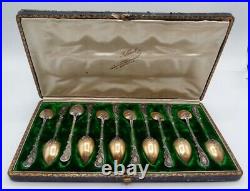 12 petites cuillères en argent massif poinçon minerve #5292#