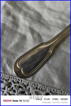1 GRANDE CUILLERE ARGENT MASSIF Poinçon tête de profil à droite Poids 94 Gr