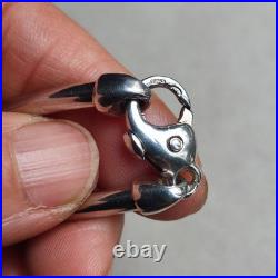 24,2g Bracelet articulé en Argent 925 poinçon minerve. XXème