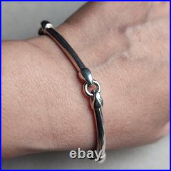 24,2g Bracelet articulé en Argent 925 poinçon minerve. XXème