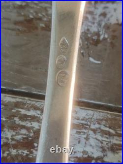 2 Couverts Argent Massif Poinçon Coq Monogrammés 295 Gr Début XIXe / Minerve 2 Couverts Argent Massif Poinçon Coq Monogrammés 295 Gr Début XIXe / Minerve