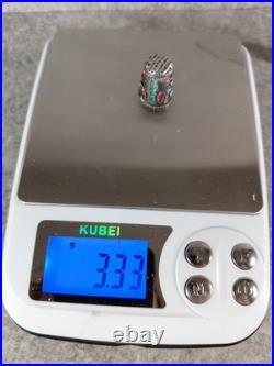 2 Dés à coudre. Émail Cloisonné Russe. Argent Massif non poinçonné. Vers 1880