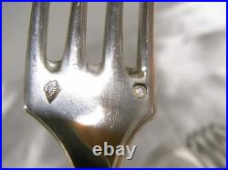 2 PAIRES COUVERTS ARGENT MASSIF POINÇON MINERVE SILVER FORK SPOON 182 grs