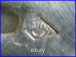 2 PAIRES COUVERTS ARGENT MASSIF POINÇON MINERVE SILVER FORK SPOON 182 grs