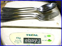 2 PAIRES COUVERTS ARGENT MASSIF POINÇON MINERVE SILVER FORK SPOON 182 grs