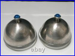 2 beurrier individuel poinçonné maître orfèvre RP orfèvre minerve 2 art déco