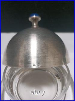 2 beurrier individuel poinçonné maître orfèvre RP orfèvre minerve 2 art déco