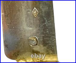 2 coffrets 6 couteaux lames en argent massif Poinçon Minerve 800 12 couteaux 2 coffrets 6 couteaux lames en argent massif Poinçon Minerve 800 12 couteaux