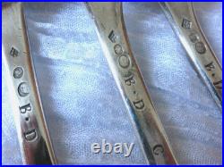3 Couverts Anciens Argent Massif Voir Poincons