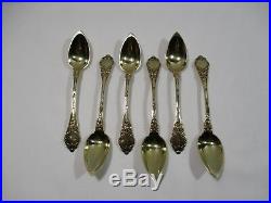6 Ancienne Petite Cuillere Argent Vermeil Poincons Labbe Vieillard Silver Spoon