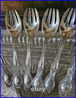 6 Anciennes Fourchettes Tiffany & Co Sterling Argent Massif Poincon Cygne