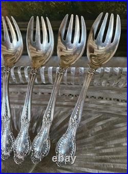6 Anciennes Fourchettes Tiffany & Co Sterling Argent Massif Poincon Cygne