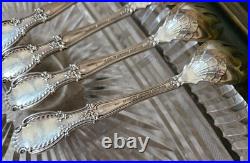 6 Anciennes Fourchettes Tiffany & Co Sterling Argent Massif Poincon Cygne