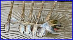 6 Anciennes Fourchettes Tiffany & Co Sterling Argent Massif Poincon Cygne