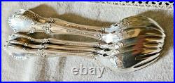 6 Anciennes Fourchettes Tiffany & Co Sterling Argent Massif Poincon Cygne