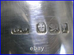 ANCIENNE CHOPE TASSE TIMBALE ARGENT MASSIF POINÇONS ANGLAIS poids 117 gr
