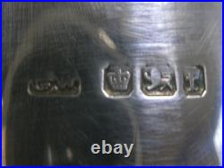 ANCIENNE CHOPE TASSE TIMBALE ARGENT MASSIF POINÇONS ANGLAIS poids 117 gr