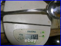 ANCIENNE LOUCHE ARGENT MASSIF POINÇONS MINERVE BOURDON 172 grammes