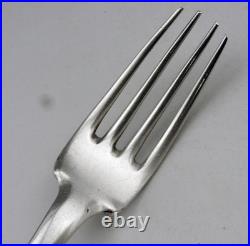 ANCIEN COUVERT CUILLERE ET FOURCHETTE EN ARGENT MASSIF 18EME POINCONS poids 133G
