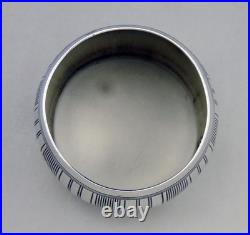 ART DECO Ancien Rond de serviette en argent massif poinçon minerve 1er titr