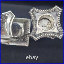 A identifier Paire de candélabres à 2 bras de lumière Poinçons RD 800 ou 900