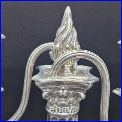 A identifier Paire de candélabres à 2 bras de lumière Poinçons RD 800 ou 900