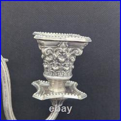 A identifier Paire de candélabres à 2 bras de lumière Poinçons RD 800 ou 900