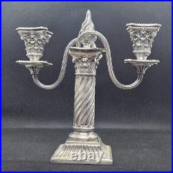 A identifier Paire de candélabres à 2 bras de lumière Poinçons RD 800 ou 900