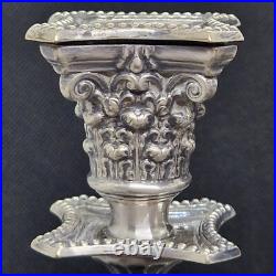 A identifier Paire de candélabres à 2 bras de lumière Poinçons RD 800 ou 900