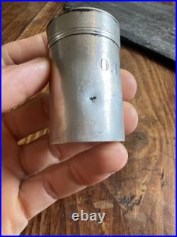 Ampoule & Fiole Sainte Chrême Argent Massif Poinçon Minerve Messe & Sacré