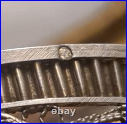 Ancien Bracelet En Argent Massif Vermeil Poinçon Negre XIX Ème