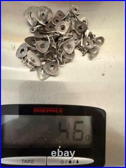 Ancien Collier Moderniste Argent Massif 925 Tasarim 46 gr Double Poinçon