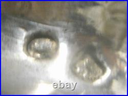 Ancien Couvert A Salade Argent Massif Poinçons Cuillere Fourchette