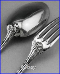 Ancien Couvert d' enfant ou entremet en argent massif poinçon minerve 63.8 G