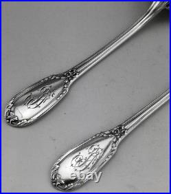 Ancien Couvert d' enfant ou entremet en argent massif poinçon minerve 63.8 G