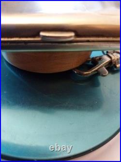 Ancien Etui boite Porte Cigarettes EROTIQUE Art Nouveau Argent Massif Poinçons