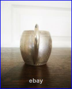 Ancien Magnifique Petit Pot À Lait En Argent Massif HUGO Poinçons Minerve 75 gr