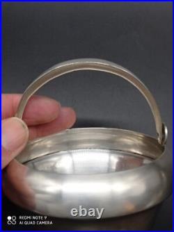 Ancien Pot, coupe, seau, coupelle, bol en argent massif RUSSE XIX, poinçonné