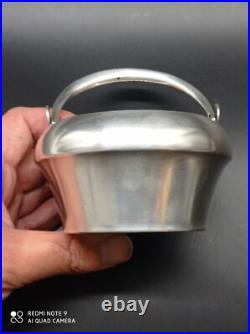 Ancien Pot, coupe, seau, coupelle, bol en argent massif RUSSE XIX, poinçonné