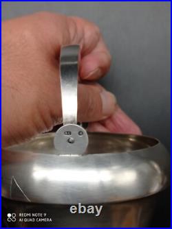 Ancien Pot, coupe, seau, coupelle, bol en argent massif RUSSE XIX, poinçonné