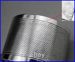 Ancien Rond de serviette en argent massif poinçon Minerve