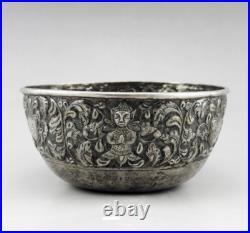 Ancien bol chinois en argent massif poinçonné chine pour commande thailande