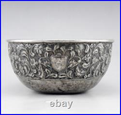 Ancien bol chinois en argent massif poinçonné chine pour commande thailande