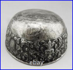 Ancien bol chinois en argent massif poinçonné chine pour commande thailande