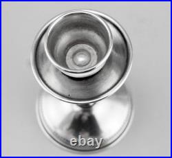 Ancien bougeoir en argent massif poinçon Espagne poids 89.3 Grs