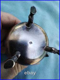 Ancien moutardier en argent poinçon minerve 1 poids 55 g fin 19ème
