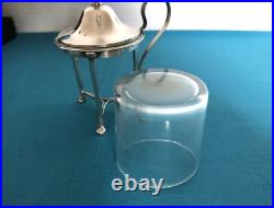 Ancien moutardier tripode en argent massif poinçon 1er coq cristal no Minerve