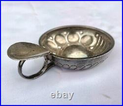 Ancien petit Tastevin en Argent Massif Poinçon Minerve SILVER SMALL WINE TASTER